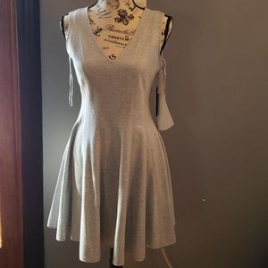 Maia Grey Dress Size 4 Above the Knee